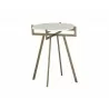 Sunpan Anak Side Table in White - Side - Sunpan Anak Side Table in White - Side