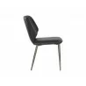 Clinton Dining Chair - Bravo Black - Side Angle - Clinton Dining Chair - Bravo Black - Side Angle