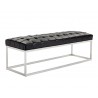 Sutton Bench - Cantina Black - Angled