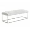 Sutton Bench - Cantina White - Angled - Sutton Bench - Cantina White - Angled