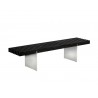 Sunpan Atticus Bench - Front Side Angle