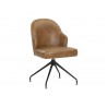 Bretta Swivel Dining Chair - Tobacco Tan - Angled