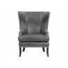 Royalton Lounge Chair - Overcast Grey - Front - Royalton Lounge Chair - Overcast Grey - Front