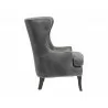 Royalton Lounge Chair - Overcast Grey - Side Angle - Royalton Lounge Chair - Overcast Grey - Side Angle