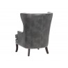 Royalton Lounge Chair - Overcast Grey - Back Angle