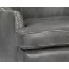 Royalton Lounge Chair - Overcast Grey - Seat Close-Up - Royalton Lounge Chair - Overcast Grey - Seat Close-Up