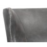 Royalton Lounge Chair - Overcast Grey - Seat Back Close-Up