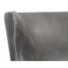 Royalton Lounge Chair - Overcast Grey - Seat Back Close-Up - Royalton Lounge Chair - Overcast Grey - Seat Back Close-Up