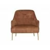 Sunpan Cameron Lounge Chair In Nono Rust - Front - Sunpan Cameron Lounge Chair In Nono Rust - Front