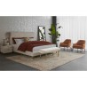 Sunpan Cameron Lounge Chair In Nono Rust - Lifestyle