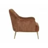 Sunpan Cameron Lounge Chair In Nono Rust - Side - Sunpan Cameron Lounge Chair In Nono Rust - Side