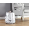 Aries Side Table - White- LIfestyle