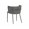 Sarai Dining Armchair - Belfast Koala Grey - BackAngle - Sarai Dining Armchair - Belfast Koala Grey - BackAngle