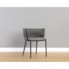 Sarai Dining Armchair - Belfast Koala Grey - Lifestyle