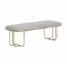 Maverick Bench - Heather Grey - Angled - Maverick Bench - Heather Grey - Angled