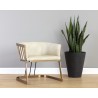  Sunpan Caily Lounge Chair - Bravo Cream - Lifestyle