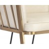  Sunpan Caily Lounge Chair - Bravo Cream - Leg Close-up