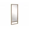 Sunpan Bridgeport Floor Mirror in Natural - Angled - Sunpan Bridgeport Floor Mirror in Natural - Angled