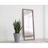 Sunpan Bridgeport Floor Mirror in Natural - Lifestyle
