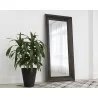 Sunpan Burbank Floor Mirror - Angled Lifestyle - Sunpan Burbank Floor Mirror - Angled Lifestyle