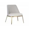 Dover Lounge Chair - Napa Stone / Polo Club Stone - Angled View - Dover Lounge Chair - Napa Stone / Polo Club Stone - Angled View