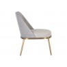 Dover Lounge Chair - Napa Stone / Polo Club Stone - Side Angle