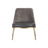 Dover Lounge Chair - Bravo Portabella / Sparrow Grey - Front