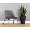 Dover Lounge Chair - Bravo Portabella / Sparrow Grey - Lifestyle