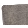 Dover Lounge Chair - Bravo Portabella / Sparrow Grey - Seat Back Close-Up