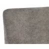 Dover Lounge Chair - Bravo Portabella / Sparrow Grey - Seat Back Close-Up - Dover Lounge Chair - Bravo Portabella / Sparrow Grey - Seat Back Close-Up