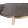 Dover Lounge Chair - Bravo Portabella / Sparrow Grey - Seat Leg Frame - Dover Lounge Chair - Bravo Portabella / Sparrow Grey - Seat Leg Frame