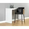 Carter Barstool - Napa Black / Napa Cognac - Lifestyle - Carter Barstool - Napa Black / Napa Cognac - Lifestyle