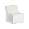 Odyssey Lounge Chair - White - Angled View