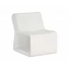 Odyssey Lounge Chair - White - Angled View - Odyssey Lounge Chair - White - Angled View