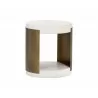 Sunpan Cavette End Table - Angle - Sunpan Cavette End Table - Angle
