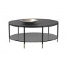 Sunpan Zuma Coffee Table - Angled with Decor