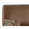 Sunpan Cybil Lounge Chair in Vintage Caramel Leather - Seat Back - Sunpan Cybil Lounge Chair in Vintage Caramel Leather - Seat Back