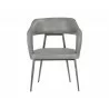 Kenny Dining Armchair - Bravo Metal - Front View - Kenny Dining Armchair - Bravo Metal - Front View