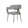 Kenny Dining Armchair - Bravo Metal - Back Angle - Kenny Dining Armchair - Bravo Metal - Back Angle