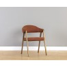 Sunpan Burgos Dining Armchair in Belfast Rust - Lifestyle