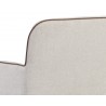 Sunpan Cortland Banquette in Belfast Oatmeal - Seat Back 