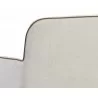 Sunpan Cortland Banquette in Belfast Oatmeal - Seat Back  - Sunpan Cortland Banquette in Belfast Oatmeal - Seat Back 