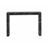 Axle Console Table - Marble Look - Black - Front  - Axle Console Table - Marble Look - Black - Front 