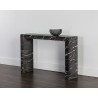 Axle Console Table - Marble Look - Black - Lifestyle