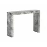 Axle Console Table - Marble Look - Grey - Angled - Axle Console Table - Marble Look - Grey - Angled