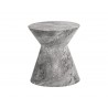 SUNPAN Astley End Table - Marble Look - Grey, Front View