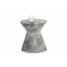 Sunpan Aastley End Table - Marble Look Grey 1 - Sunpan Aastley End Table - Marble Look Grey 1
