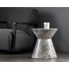 Sunpan Aastley End Table - Marble Look Grey 3