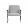 Sunpan Baldwin Lounge Chair in San Remo Winter Cloud - Front - Sunpan Baldwin Lounge Chair in San Remo Winter Cloud - Front