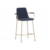Hathaway Counter Stool - Belfast Navy - Angled View